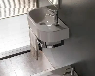 Раковина, Globo, FORTY3, шгв 550*270*120, отверстия для смесителя-1, цвет-белый