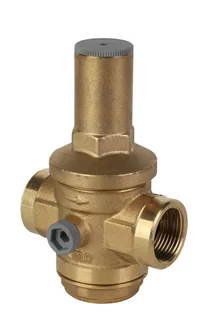 Регулятор давления, Premium, поршневой, 1/2", PN 25, с выходом под манометр