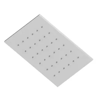 Верхний душ, Quadro design, 200*200, цвет-Steel Brushed
