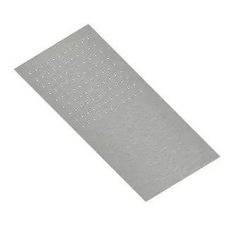 Верхний душ, Quadro design, 220*500, цвет-Steel Brushed