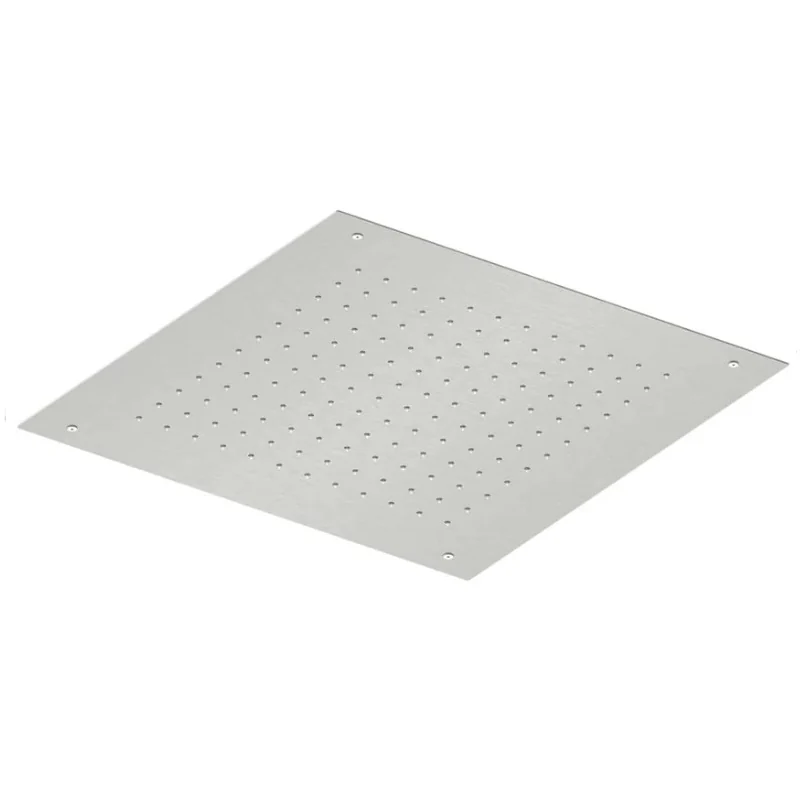 Верхний душ, Quadro design, 500*500, цвет-Steel Brushed