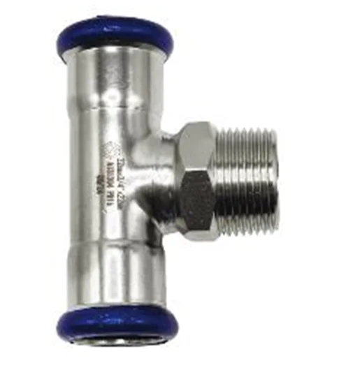 Тройник, 28х1"х28, Н, нержавеющая сталь
