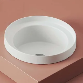 Раковина, Artceram, FUORI SCALA, шгв 403*403*170, отверстия для смесителя-отсутствуют, цвет-белый (Товар заказной, возврату не подлежит)