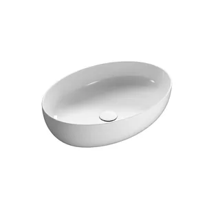 Раковина, Globo, Vanity Basins, шгв 600*420*160, отверстия для смесителя-отсутствуют, CERASLIDE, BATAFORM, цвет-белый