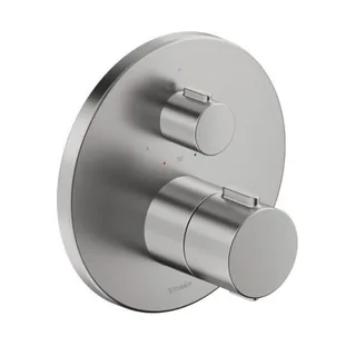 Смеситель для душа, Duravit, на 1 потребитель, цвет-сталь брашированная