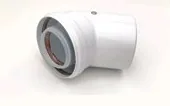 Колено 45° (мама-папа) Ø 100/150мм PP-R/FE (condensing)
