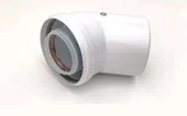 Колено 45° (мама-папа) Ø 100/150мм PP-R/FE (condensing)