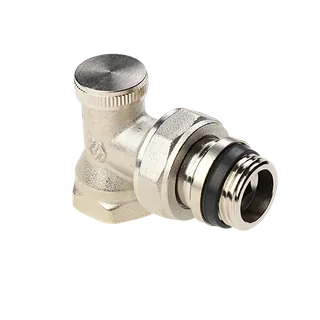 Клапан настроечный, Premium, угловой, 1/2", НВ, PN 10, с самоуплотняющимся кольцом