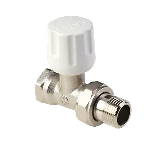Вентиль радиаторный, Premium, прямой, 1/2", НВ, PN 10, ручной регулировки