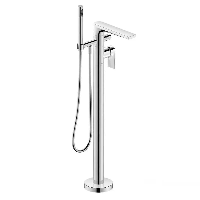 Смеситель для ванны и душа, Duravit, Tulum, напольный, цвет-хром