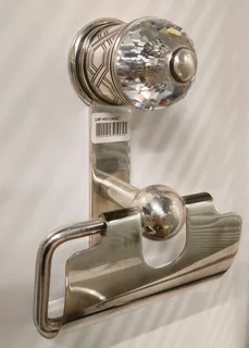 Бумагодержатель, THG, Duomo Cristal, шгв 166*86*208, цвет-Antique Silver