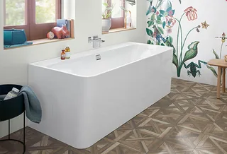 Ванна, Villeroy&Boch, Collaro, шгв 1800*800*470, цвет-альпийский белый (белый Alpin)/хром