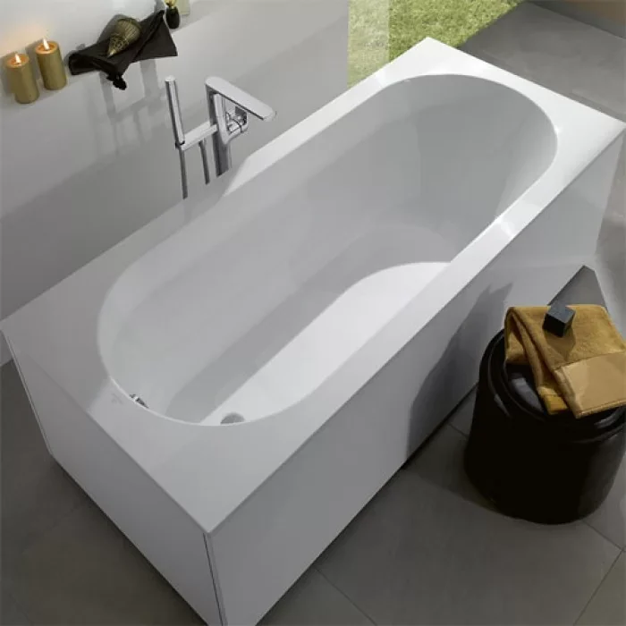 Ванна, Villeroy&Boch, Oberon, шгв 1800*800*470, цвет-камень белый (Stone White)