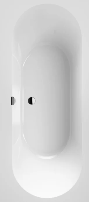 Ванна, Villeroy&Boch, Oberon 2.0, шгв 1800*800*470, цвет-камень белый (Stone White)