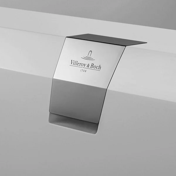 Подвод воды, Villeroy&Boch, цвет-хромированный и белый
