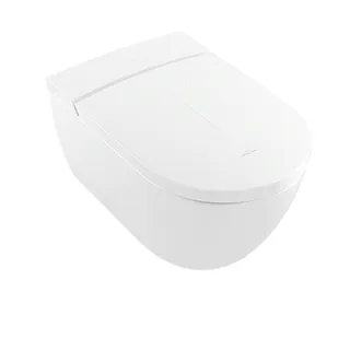 Унитаз, Villeroy&Boch, Viclean, подвесной, шгв 385*595*360, CeramicPlus, цвет-альпийский белый