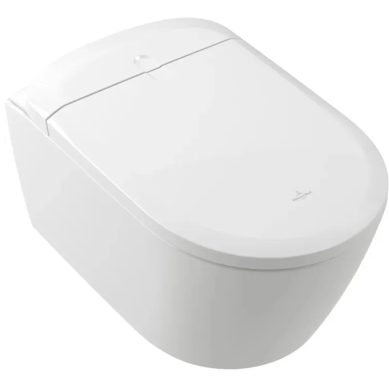 Унитаз, Villeroy&Boch, Viclean, Dusch-wc supreo select, подвесной, шгв 384*612*423, DirectFlush, CeramicPlus, ViClean, цвет-альпийский белый