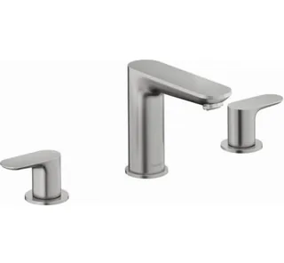Смеситель для раковины, Duravit, Wave, цвет-нержавеющая сталь