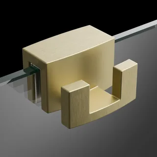 Крючок, Radaway, на стекло душевой кабины, ш 40, цвет-brushed gold — иконка