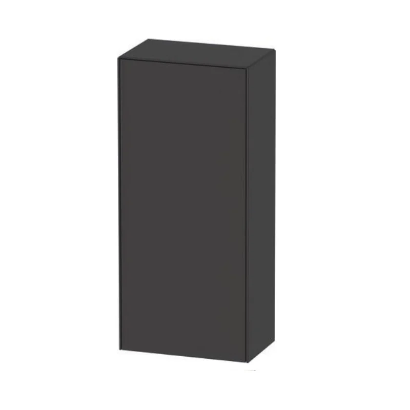 Шкаф-пенал, Duravit, White Tulip, шгв 400*240*880, петли-слева, цвет-графитовый шелковисто-матовый