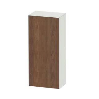 Шкаф-пенал, Duravit, White Tulip, шгв 400*240*880, петли-слева, цвет-американский орех/белый шелковисто-матовый