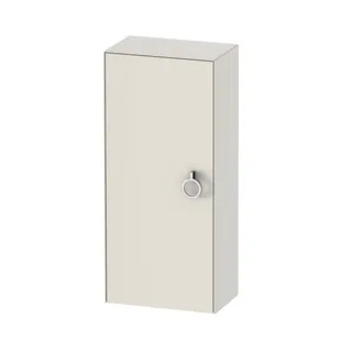 Шкаф-пенал, Duravit, White Tulip, шгв 400*240*880, петли-слева, цвет-скандинавский белый шелковисто-матовый