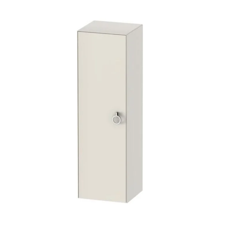 Шкаф-пенал, Duravit, White Tulip, шгв 400*360*1320, петли-слева, цвет-скандинавский белый шелковисто-матовый