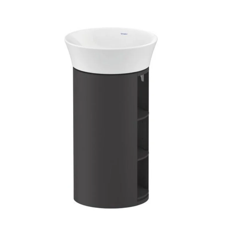 Тумба под раковину, Duravit, White Tulip, шгв 350*410*751, раковина-необходимо заказать, цвет-графитовый шелковисто-матовый