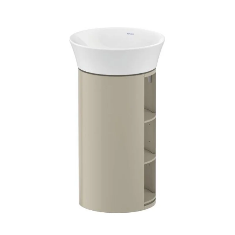 Тумба под раковину, Duravit, White Tulip, шгв 350*410*751, раковина-необходимо заказать, цвет-серо-коричневый шелковисто-матовый