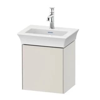 Тумба под раковину, Duravit, White Tulip, шгв 384*298*410, петли-слева, раковина-необходимо заказать, цвет-скандинавский белый шелковисто-матовый