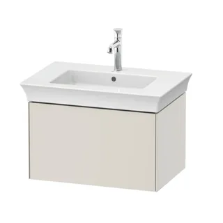 Тумба под раковину, Duravit, White Tulip, шгв 684*458*410, раковина-необходимо заказать, цвет-скандинавский белый шелковисто-матовый
