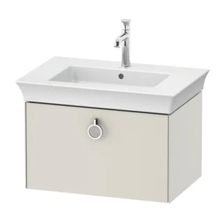 Тумба под раковину, Duravit, White Tulip, шгв 684*458*410, раковина-необходимо заказать, цвет-cкандинавский белый шелковисто-матовый