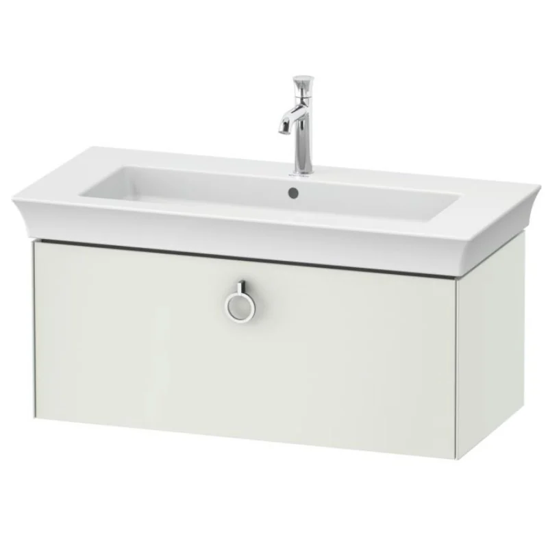 Тумба под раковину, Duravit, White Tulip, шгв 984*458*410, раковина-необходимо заказать, цвет- белый шелковисто-матовый