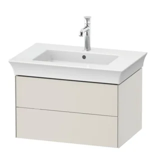 Тумба под раковину, Duravit, White Tulip, шгв 684*458*410 мм, раковина-необходимо заказать, цвет-скандинавский белый шелковисто-матовый