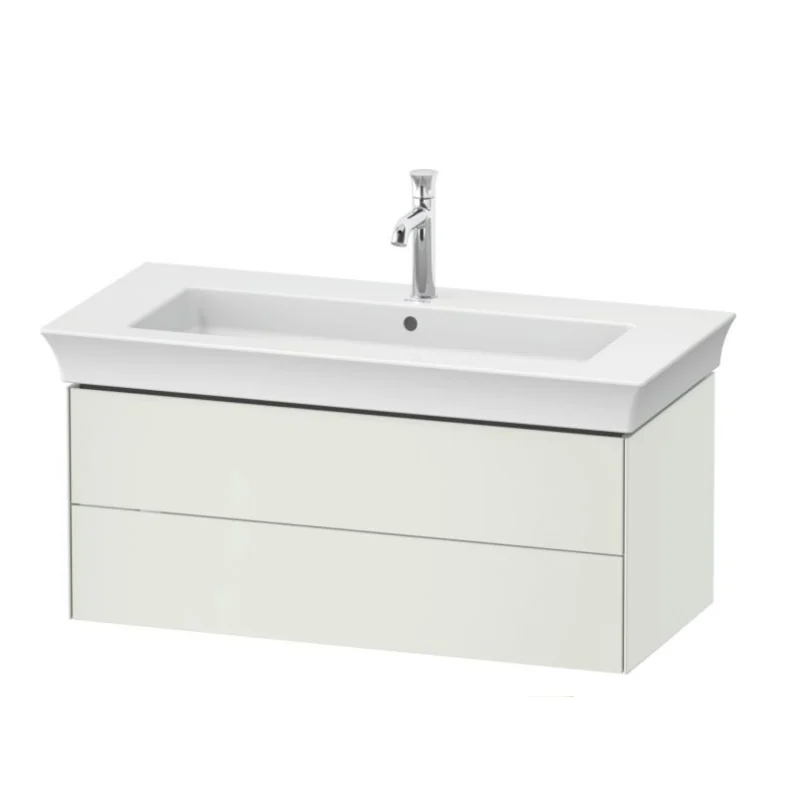 Тумба под раковину, Duravit, White Tulip, шгв 984*458*410 мм, раковина-необходимо заказать, цвет- белый шелковисто-матовый