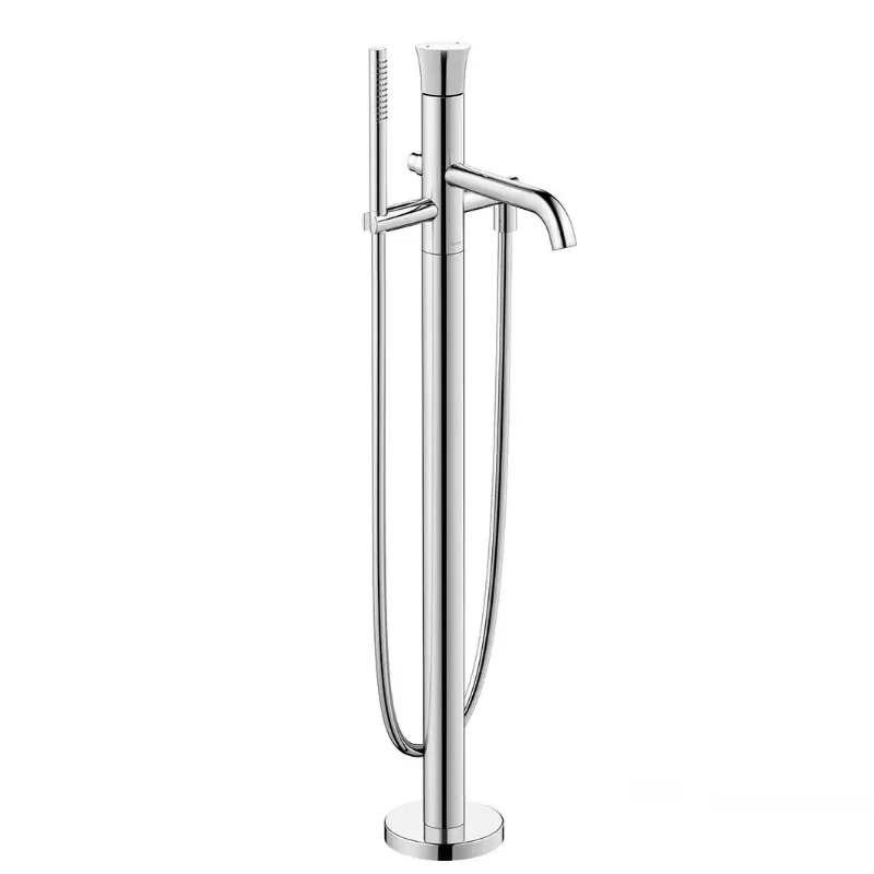 Смеситель для ванны и душа, Duravit, White Tulip, напольный, цвет-хром