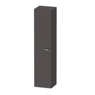 Шкаф-пенал, Duravit, XBase, шгв 400*358*1760, петли-универсальные (слева или справа), цвет-графит матовый — иконка