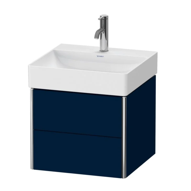 Тумба под раковину, Duravit, XSquare, шгв 484*460*397, цвет-темно-синий шелковисто матовый