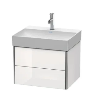 Тумба под раковину, Duravit, XSquare, шгв 584*460*397, раковина-необходимо заказать, цвет-белый глянцевый