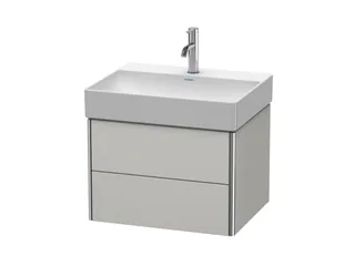 Тумба под раковину, Duravit, XSquare, шгв 584*460*397, раковина-необходимо заказать, цвет-скандинавский белый шелковисто-матовый — иконка