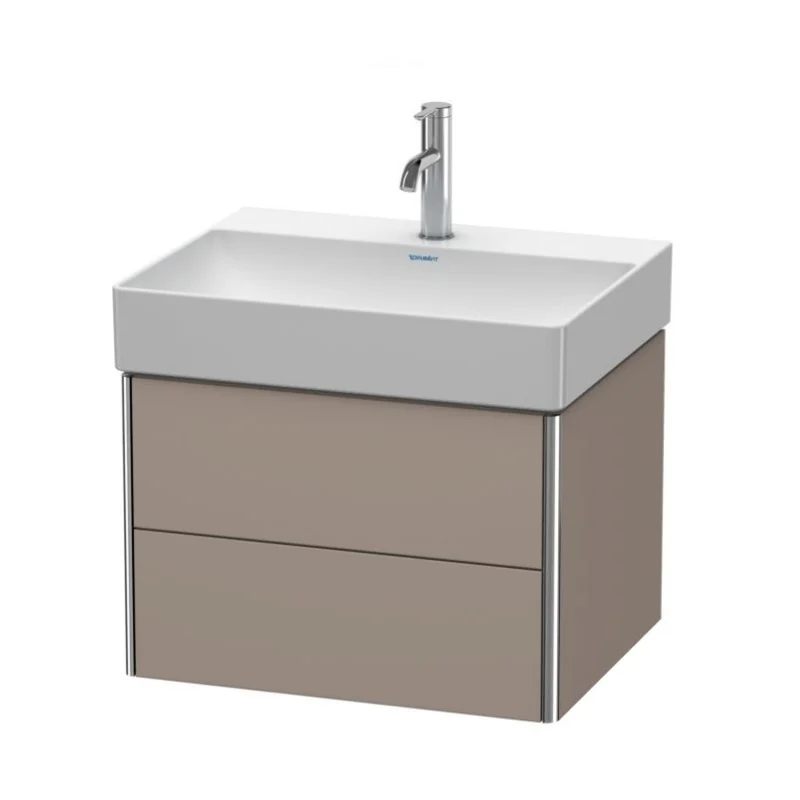Тумба под раковину, Duravit, XSquare, шгв 584*460*397, раковина-необходимо заказать, цвет-базальт матовый