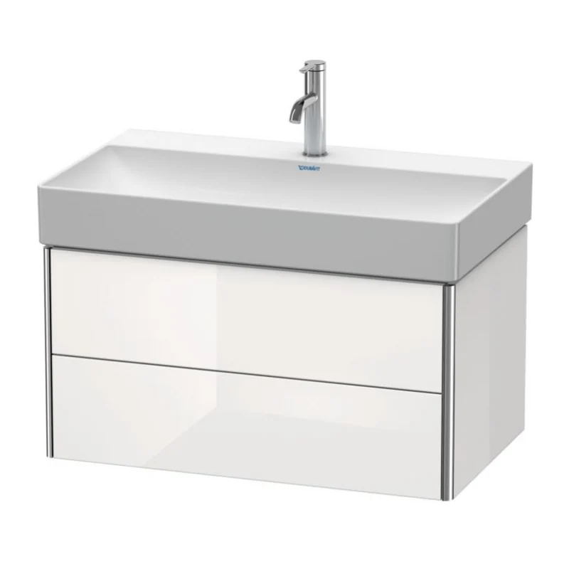 Тумба под раковину, Duravit, XSquare, шгв 784*460*397, раковина-необходимо заказать, цвет-белый глянцевый