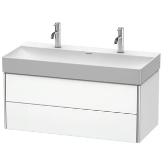 Тумба под раковину, Duravit, XSquare, шгв 984*460*397, раковина-необходимо заказать, цвет-белый матовый