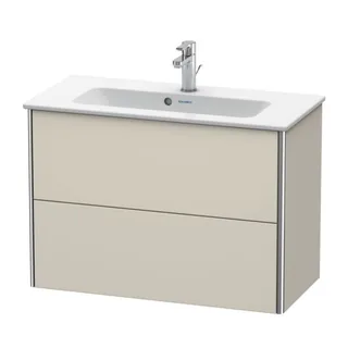 Тумба под раковину, Duravit, XSquare, шгв 810*388*560, раковина-необходимо заказать, цвет-серо-коричневый матовый