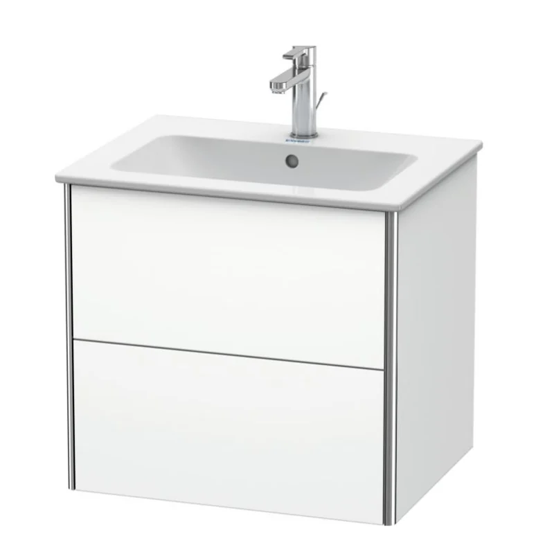 Тумба под раковину, Duravit, XSquare, шгв 610*478*560, раковина-необходимо заказать, цвет-белый матовый