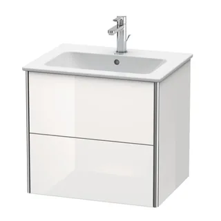 Тумба под раковину, Duravit, XSquare, шгв 610*478*560, раковина-необходимо заказать, цвет-белый глянцевый
