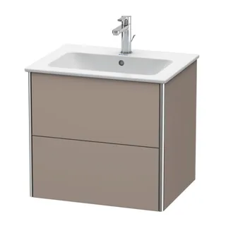 Тумба под раковину, Duravit, XSquare, шгв 610*478*560, раковина-необходимо заказать, цвет-базальт матовый