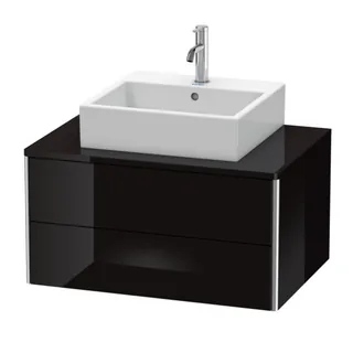 Тумба под раковину, Duravit, XSquare, шгв 800*548*400, раковина-необходимо заказать, цвет-черный глянцевый
