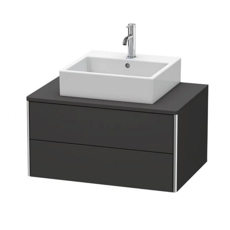 Тумба под раковину, Duravit, XSquare, шгв 800*548*400, раковина-необходимо заказать, цвет- графит суперматовый
