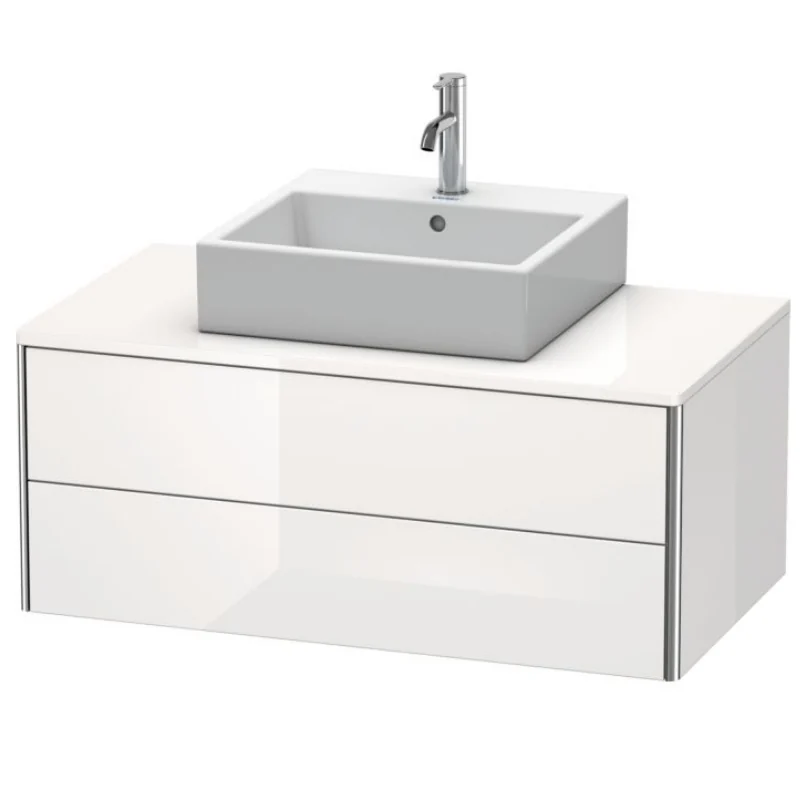 Тумба под раковину, Duravit, XSquare, шгв 1000*548*400, раковина-необходимо заказать, цвет-белый глянцевый